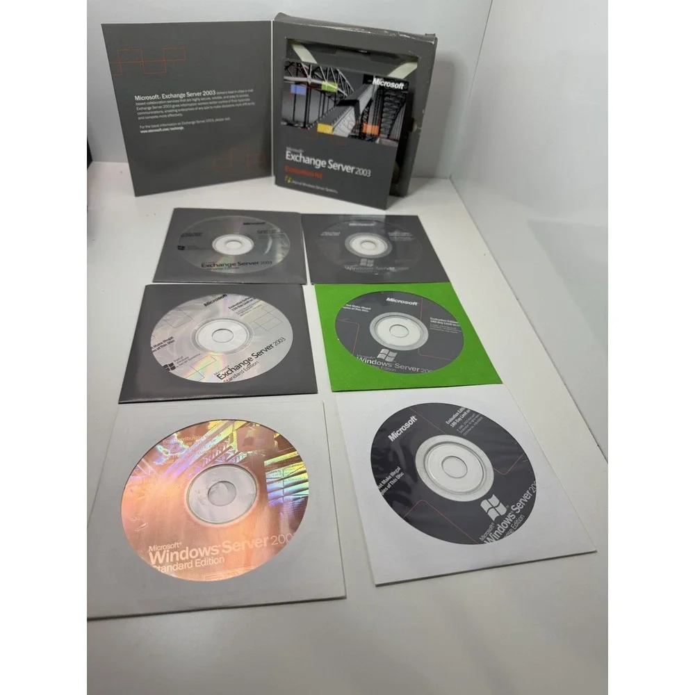Vintage Microsoft Exchange Server 2003 Evaluation Kit‎ – 6 Disc Box Set